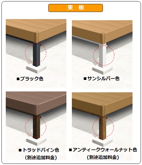 人工木デッキ　ひとと木２　8尺3間　基本セット(床板) 標準タイプ